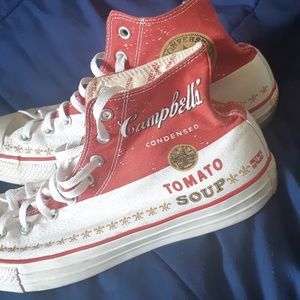 Limited Edition Campbell's Soup Converse Sneakers